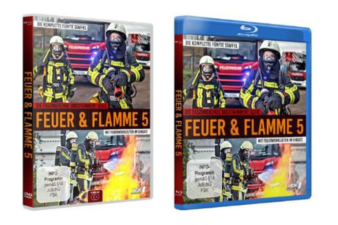 Die 5. Staffel "FEUER & FLAMME" ist ab 08.04.2022 auf DVD, Blu-ray und als Download erhältlich.