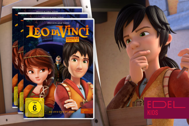Passend zur Veröffentlichung der DVD-Box "Leo da Vinci - Staffel 1.2" verlosen wir 3 DVDs!