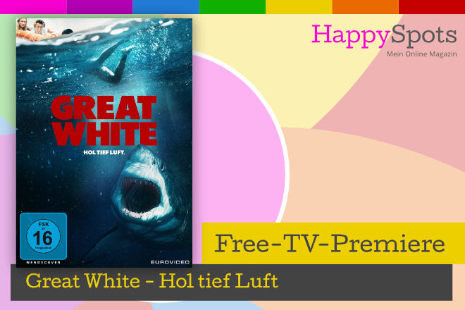 Die Free-TV-Premiere "Great White - Hol tief Luft" läuft heute, am 29.07.2023, um 20.15 Uhr bei VOX.