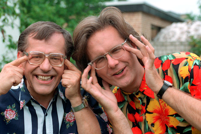 "Schmidteinander" Herbert Feuerstein (l.) und Harald Schmidt dürfen bei den "100 Silvester-Krachern" natürlich nicht fehlen.