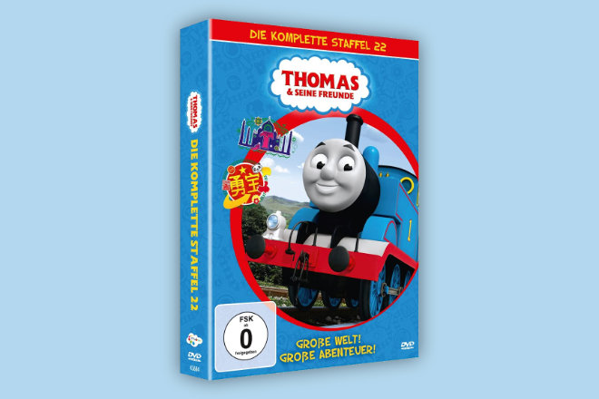 Die DVD-Box zur 22. Staffel der Kinderserie "Thomas & seine Freunde - Große Welt! Große Abenteuer!" ist ab 08.10.2021 auf DVD erhältlich.