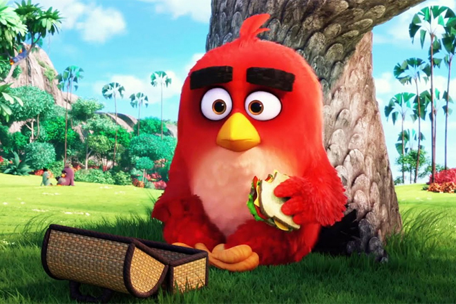 Red aus "Angry Birds - der Film" wird in Deutsch von Christopher Maria Herbst gesprochen