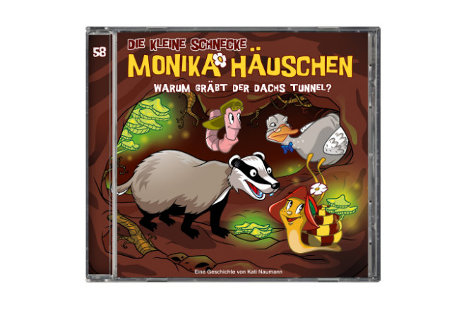 Die 58. Folge der Hörspielserie "Die kleine Schnecke Monika Häuschen - Warum gräbt der Dachs Tunnel?" ist ab 06.11.2020 erhältlich.