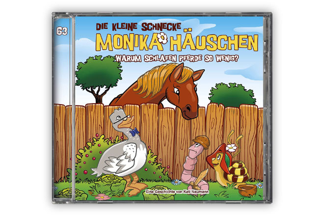 Die 63. Folge der Hörspielserie "Die kleine Schnecke Monika Häuschen - Warum schlafen Pferde so wenig?" ist ab 25.02.2022 erhältlich.