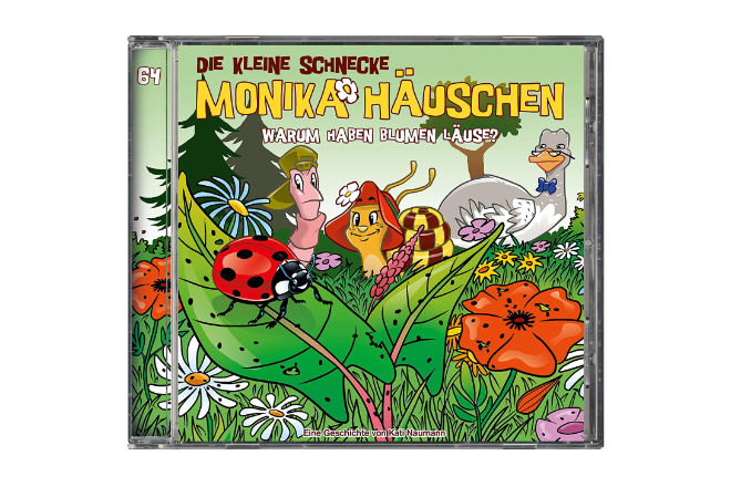 Die 64. Folge der Hörspielserie "Die kleine Schnecke Monika Häuschen - Warum haben Blumen Läuse?" ist ab 20.05.2022 erhältlich.