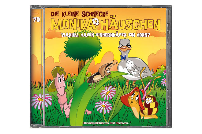Am 17.11.2023 veröffentlicht Universal Music Family Entertainment / Karussell die neue Folge „Warum haben Einhornkäfer ein Horn?“ aus der Hörspielserie „Die kleine Schnecke Monika Häuschen“