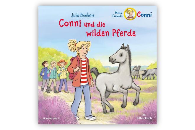 Das 73. Conni-Hörspiel "Conni und die wilden Pferde" ist ab 29.09.2023 erhältlich.