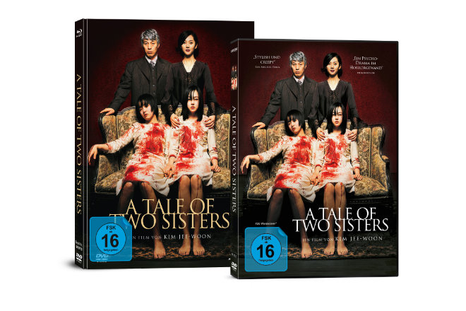 "A Tale of Two Sisters" ist ab 29.11.2019 auf DVD und als 2-Disc Limited Collector´s Edition im Mediabook (Blu-ray + DVD) erhältlich.