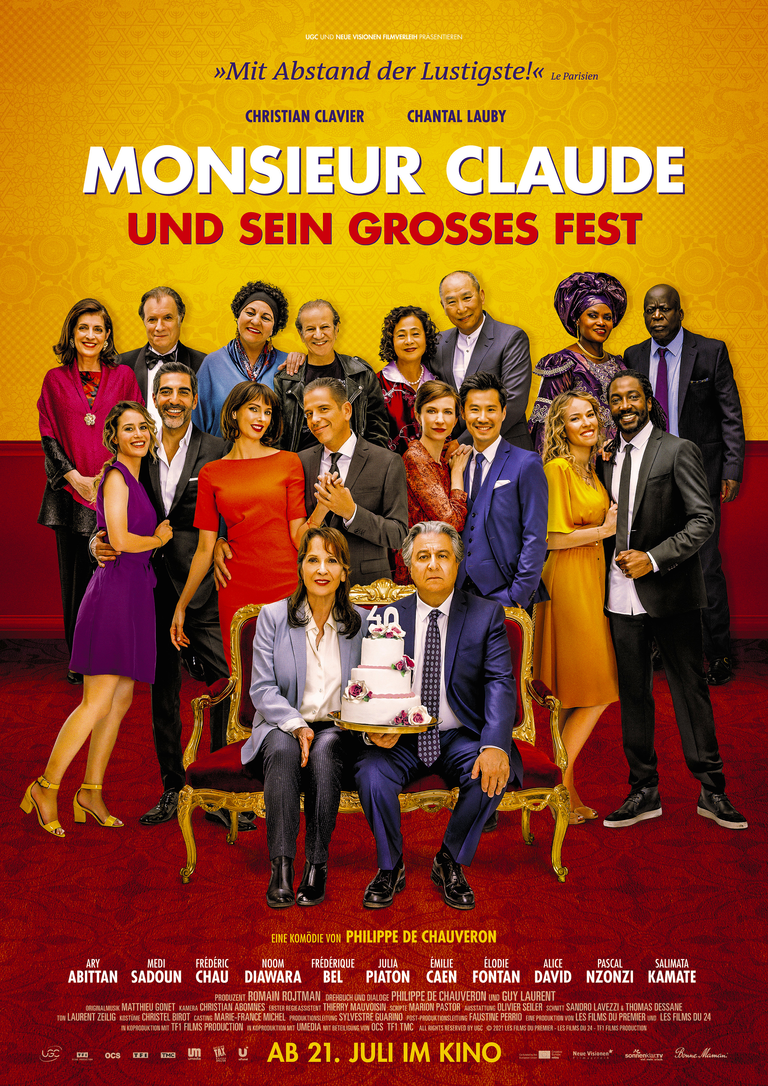 Die Komödie "Monsieur Claude und sein großes Fest" läuft ab 21.07.2022 in den deutschen Kinos.