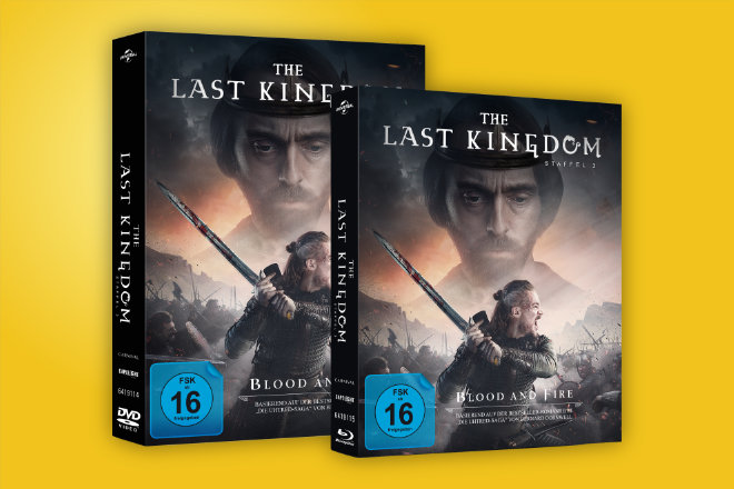 Die dritte Staffel der britischen Serie "The Last Kingdom", die auf der Romanreihe "Die Uhtred-Saga" von Bernard Cornwell basiert, ist ab 26.04.2019 fürs Heimkino erhältlich.