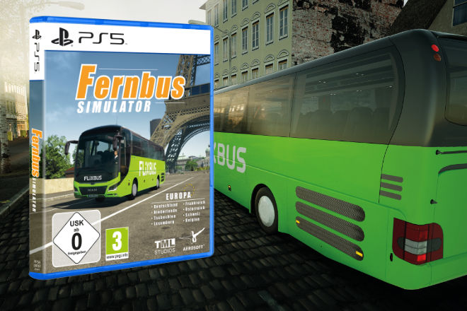 "Fernbus Simulator" ist ab dem 28.02.2023 für PS5 und Xbox Series X|S erhältlich. 