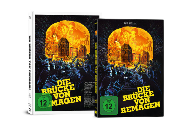 "Die Brücke von Remagen" erscheint am 28.05.2021 als DVD und als 3-Disc Limited Collectors Edition im Mediabook fürs Heimkino.