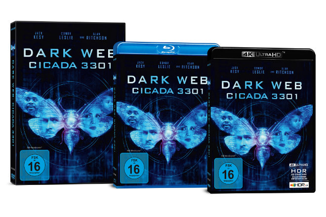 Den Action-Thriller "Dark Web: Cicada 3301" können Sie sich ab 08.10.2021 als DVD, Blu-ray oder 4K Ultra HD Blu-ray ins Heimkino holen. Bereits ab heute, den 30.09.2021 ist "Dark Web: Cicada 3301" digital erhältlich.