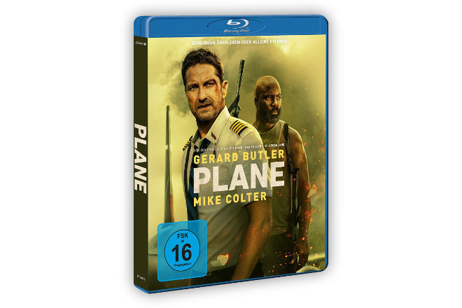 Der Action-thriller "Plane" ist ab 19.05.2023 als DVD, Blu-ray, 4K Ultra HD Blu-ray und digital erhältlich.