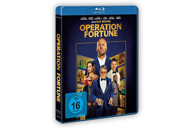 Die Actionkomödie "Operation Fortune" ist ab 21.04.2023 als DVD, Blu-ray, 4K Ultra HD Blu-ray, limitiertes 4K Ultra HD Blu-ray Steelbook und digital erhältlich.