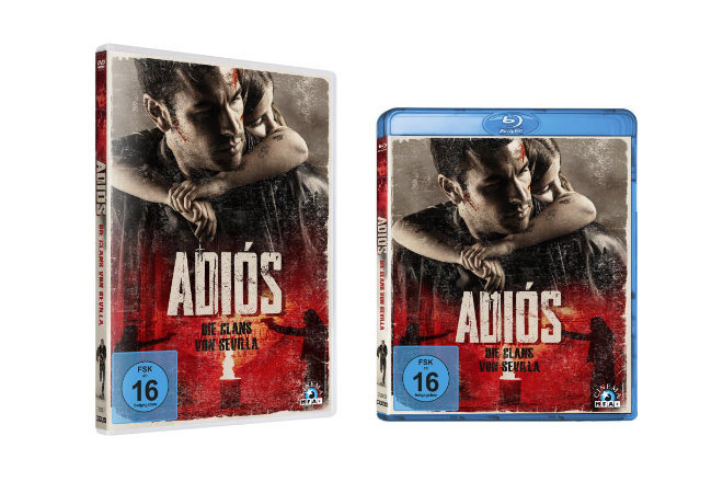 "Adiós - Die Clans von Sevilla" ist ab 05.11.2020 auf Blu-ray, DVD und als Video on Demand erhältlich.