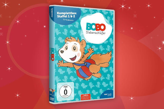 Gewinnen Sie hinter dem 2. Türchen unseres großen HappySpots Adventskalender Gewinnspiels eine von 3 DVD-Boxen "Bobo Siebenschläfer - Komplettbox Staffel 1 & 2"