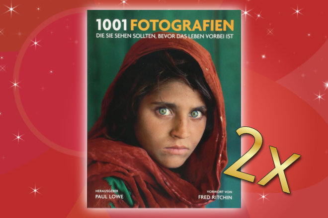 Gewinnen Sie hinter dem 14. Türchen unseres Adventskalender Gewinnspiels eines von 2 Büchern "1001 Fotografien: die Sie sehen sollten, bevor das Leben vorbei ist."