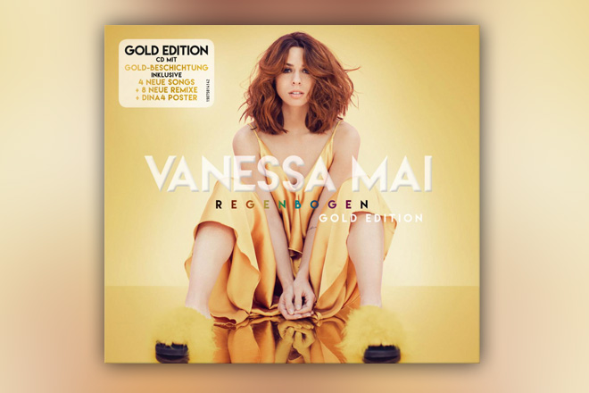 Die "Regenbogen Gold Edition" von Vanessa Mai erscheint am 12.01.2018 bei Sony Music Entertainment (Germany) GmbH.