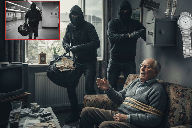 Seit Jahrzehnten spart ein Rentner Geld. Inzwischen ist eine betr&auml;chtliche Summe zusammengekommen, die der Senior zu Hause deponiert. Doch dann haben es R&auml;uber auf das Geld abgesehen. (Symbolfoto)