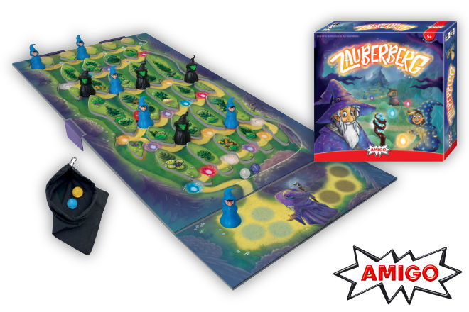 Gewinnen Sie passend zur Vorstellung eines von 3 AMIGO-Kinderspielen Zauberberg.