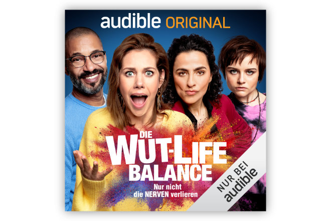 Das Audible Original Hörbuch "Die Wut-Life-Balance - Nur nicht die Nerven verlieren" erscheint am 19.07.2021.