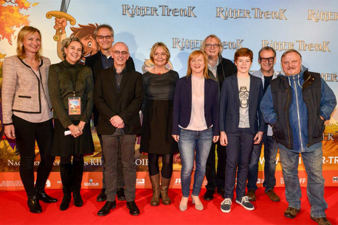 v.l.: Jutta Bose, Corinna Mehner, Jörg von den Steinen, Anthony Power, Kirsten Boie, Gisela Schäfer, Danny Krausz, Georg Sulzer, Mischa Krausz, Axel Prahl