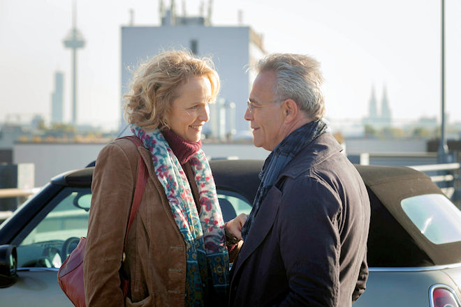 K&ouml;ln-Tatort "Wahre Liebe": Kommissar Max Ballauf (Klaus J. Behrendt, r.) kann sich keinen Reim machen auf sein Verh&auml;ltnis mit Kriminalpsychologin Lydia Rosenberg (Juliane K&ouml;hler, l.). Ist es nur beruflich oder doch privat?