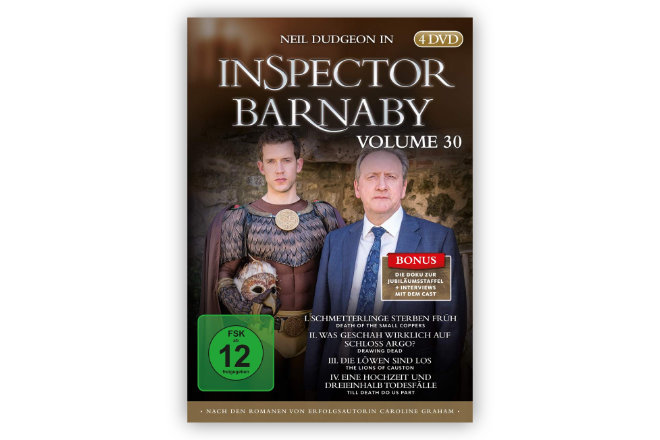 Die Jubiläumsausgabe "Inspector Barnaby Vol. 30" erscheint am 31. Januar 2020 als DVD- und Blu-ray-Box.