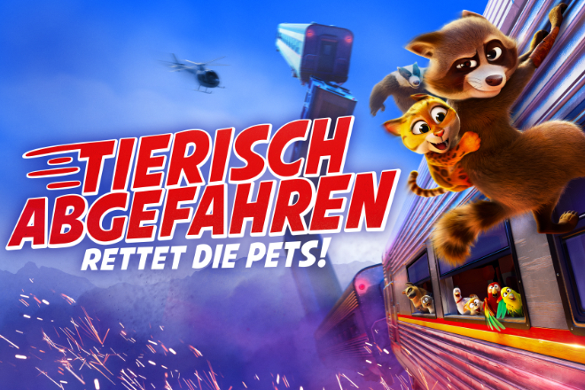 &bdquo;Tierisch abgefahren &ndash; Rettet die Pets!&ldquo; l&auml;uft ab 19. M&auml;rz 2026 in den Kinos.