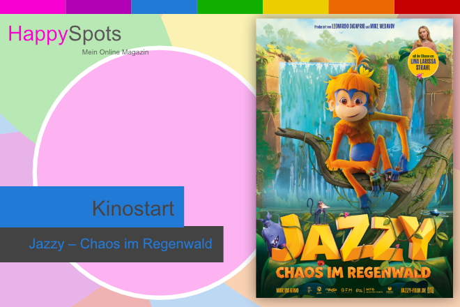 &bdquo;Jazzy &ndash; Chaos im Regenwald&ldquo; l&auml;uft ab 16.04.2026 in den Kinos.