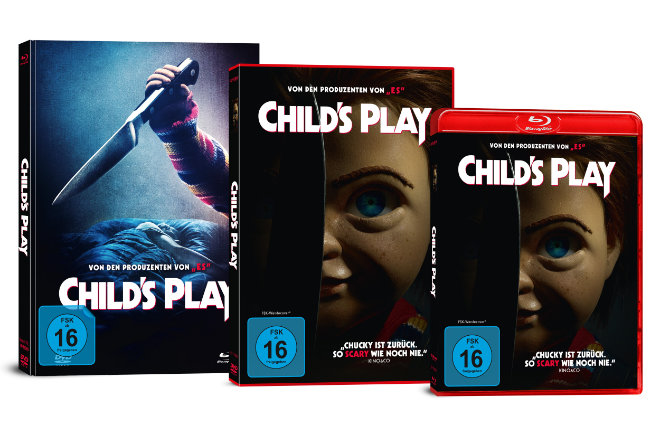 "Child´s Play" ist ab dem 22.11.2019 auf DVD, Blu-ray und in der Limited Collector´s Edition erhältlich.
