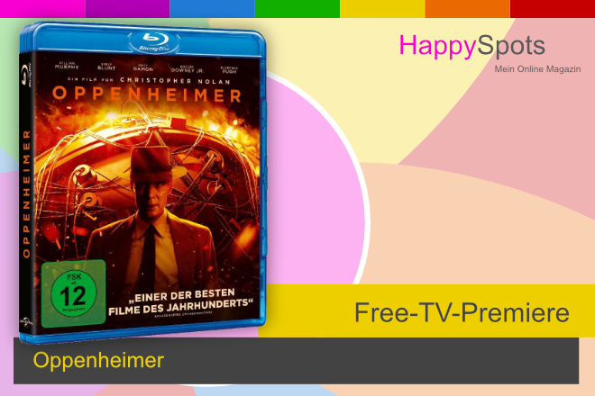 Die Free-TV-Premiere von "Oppenheimer" läuft heute, am 03.10.2025, um 20.15 Uhr auf ProSieben.