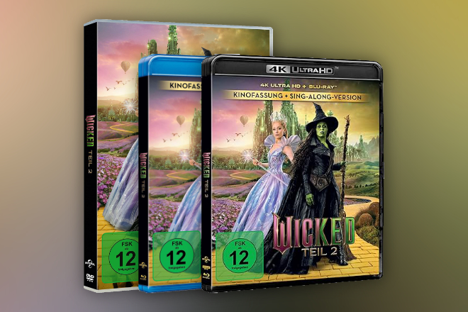 &bdquo;Wicked Teil 2&ldquo; ist ab 12.02.2026 f&uuml;rs Heimkino erh&auml;ltlich.