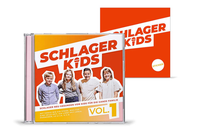 Das Debütalbum "Vol. 1" der Schlagerkids ist ab 26.02.2021 erhältlich.