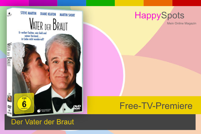 Die Free-TV-Premiere "Der Vater der Braut" läuft heute, am 07.09.2025, um 20.15 Uhr in SAT.1.