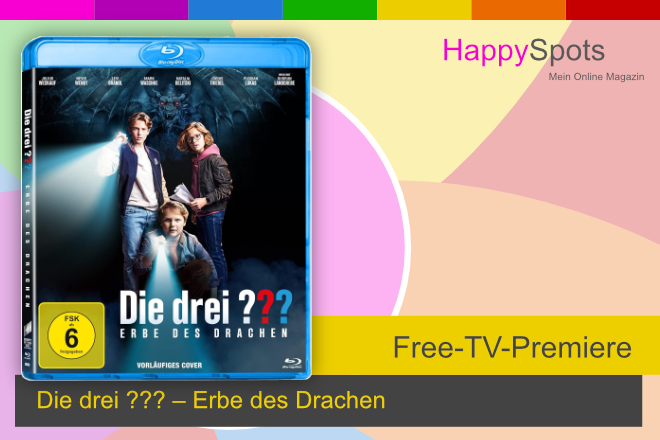 Die Free-TV-Premiere &bdquo;Die drei ??? &ndash; Erbe des Drachen&ldquo; l&auml;uft heute, am 24.01.2026, um 20.15 Uhr in SAT.1.