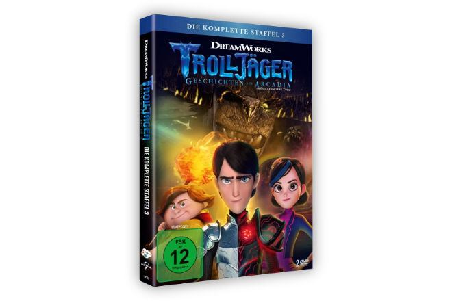 Die komplette dritte Staffel "Trolljäger: Geschichten aus Arcadia" ist ab 09.09.2022 auf DVD erhältlich.