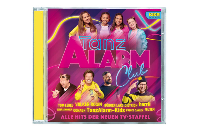 Die CD "TanzAlarm Club" mit den stärksten Songs aus der aktuellen ersten Staffel ist ab 20.09.2019 erhältlich.