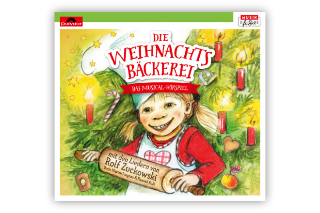 "Die Weihnachtsbäckerei - Das Musical-Hörspiel mit den Liedern von Rolf Zuckowski" ist ein stimmungs- und humorvolles musikalisches Hörvergnügen für die ganze Familie, das ab 15.11.2019 erhältlich ist.