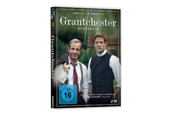 Die dritte Staffel der beliebten Retro-Krimiserie "Grantchester" ist ab 21.02.2020 auf DVD erhältlich.