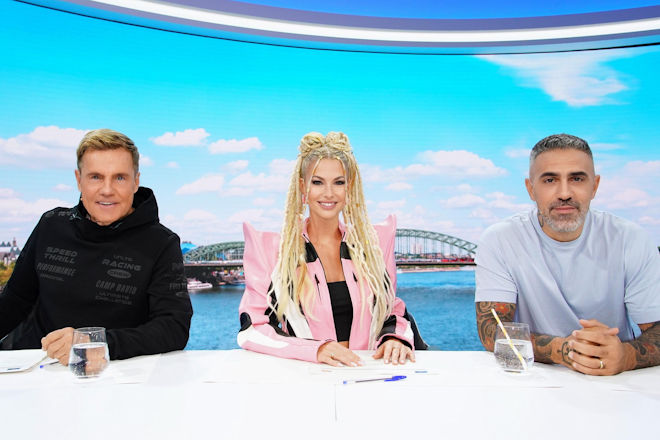 Neue DSDS Jury mit Dieter Bohlen, Bushido & Isi Gl&uuml;ck.