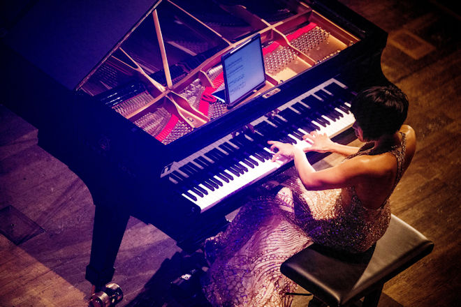 Yuja Wang am Klavier