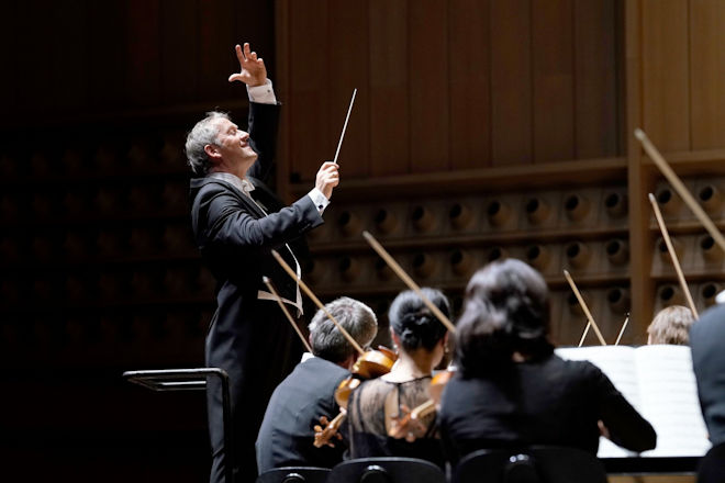 Das Bruckner Orchester Linz unter der Leitung von Markus Poschner.