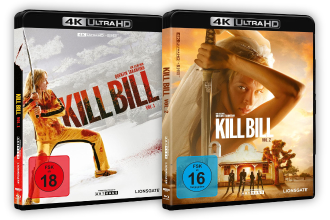 &bdquo;Kill Bill: Vol. 1 & 2&ldquo; sind ab 26. M&auml;rz 2026 in 4K UHD f&uuml;rs Heimkino erh&auml;ltlich. 