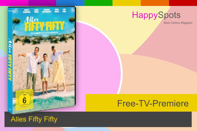 Die Free-TV-Premiere „Alles Fifty Fifty“ läuft heute, am 02.08.2026, in SAT.1.