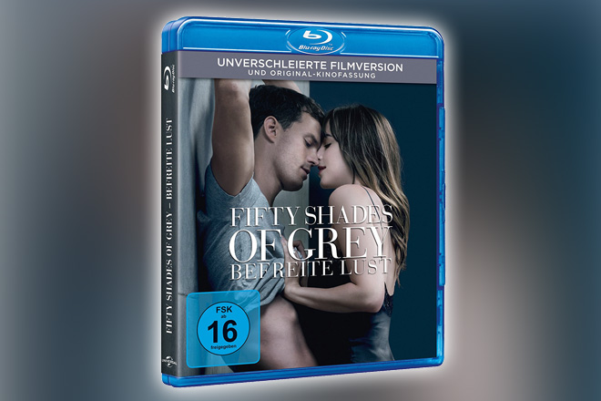 "Fifty Shades of Grey - Befreite Lust" ist ab 14.06.2018 auf DVD, Blu-ray und als Video-on-Demand erhältlich.