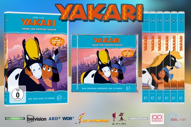 Folge 28 des Serien-Hits Yakari ist ab 12.05.2017 im Handel erhältlich.