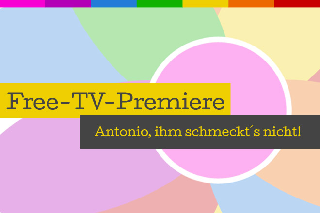 Die Free-TV-Premiere "Antonio, ihm schmeckt´s nicht!" läuft am 25.09.2018 um 20.15 Uhr bei SAT.1.
