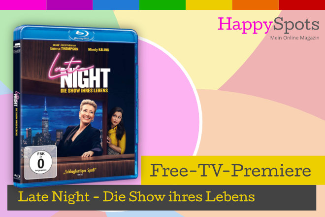 Die Free-TV-Premiere "Late Night - Die Show ihres Lebens" läuft heute, am 06.06.2021, um 20.15 Uhr in SAT.1.